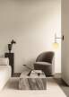 TR Bulb Suspended, polished steel