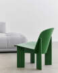 Chisel Lounge Chair, lush green