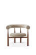 Bukowski Louge Chair, walnut/Rest 23