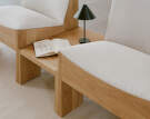 Tenon Side Table Small, natural oak