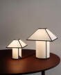 Ava Pyramid Table Lamp, white