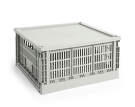 Colour Crate Lid Plastic Large Square, grey