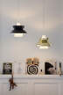 Doo-Wop Pendant Light, brass