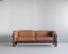 Kube 3-Seater Sofa Dark Brown, Ultra 41574