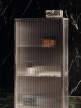 Haze Wall Cabinet Reeded Glass, stainless steel