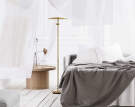 Reflection Floor Lamp, brass lacquered aluminiumReflection Floor Lamp, brass lacquered aluminium