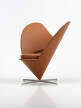 Heart Cone Chair, cognac