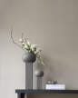 Empire Vase, dark grey