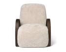 Buur Lounge Chair Sheepskin, moonlight