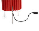 Canelé Table Lamp, tomato red