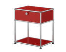 USM Haller M54 Bedside Table, ruby red