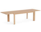 Chisel 630 Extendable Table Rectangular, laquered oak