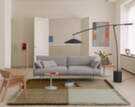 Verso Rug 258x258, pale green / warm brown