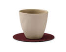Glass Mat Circle Nupo, burgundy