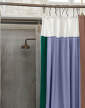 Pivot Shower Curtain, blue