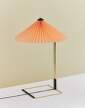 Matin 300 Table Lamp, polished brass / peach