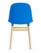 Form Chair Oak, bright blue