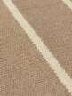 Calm Kelim Rug, dark sand/off-white