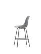 Eames Plastic Counter Stool Low, granite grey