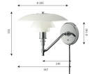 PH 3/2 Wall Lamp, white