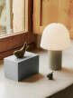 Frill Portable Lamp, cashmere/white