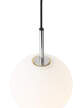 TR Bulb Pendant, polished steel