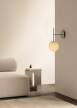 TR Bulb Suspended, polished steel
