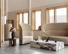 Plinth Lounge Table Grand, Calacatta Viola