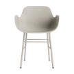 Form Armchair Steel, light grey