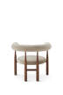 Bukowski Louge Chair, walnut/Rest 23