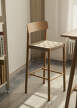 Betty TK15 Bar Chair, oak/natural
