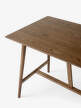 In Between SK28 Bar Table, smoked lacquered oak