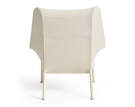O2 Lounge Chair, soft cream textile