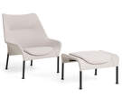 O2 Ottoman, light grey textile