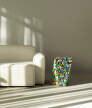 Delta Proust Side Table, multi