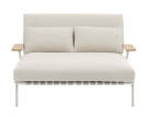 Settle Lounge Bed w. Armrest, Laze 1/grey