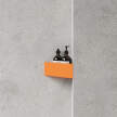 Bath Shelf Corner, orange