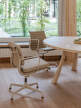 Aluminium Chair EA 108, papyrus/chalk