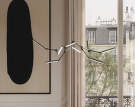 Stick Chandelier Mini, bronze