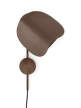Wing Wall Lamp, bronzed aluminium