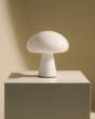 Obello Portable Table Lamp, pearl white