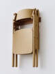 Backflip Chair, golden lacquered beech