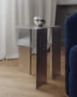 Rand Side Table, stainless steel