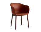 Židle Elefy JH30, copper brown/walnut