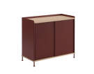 Enfold Sideboard 100x85, oak/deep red