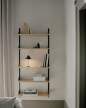 Wall Shelf 1900, oak/black