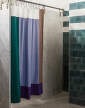Pivot Shower Curtain, blue