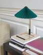 Matin 300 Table Lamp, polished brass / green