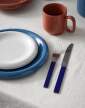 MVS Cutlery 4 piece set, dark blue