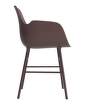 Form Armchair Steel, brown/brown